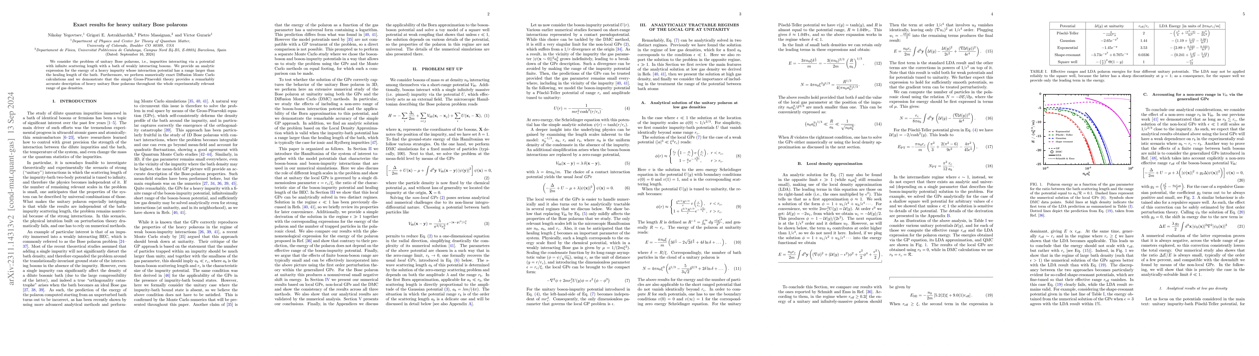 Thumbnail for Study of unitary Bose polarons with Diffusion Monte-Carlo and
  Gross-Pitaevskii approaches