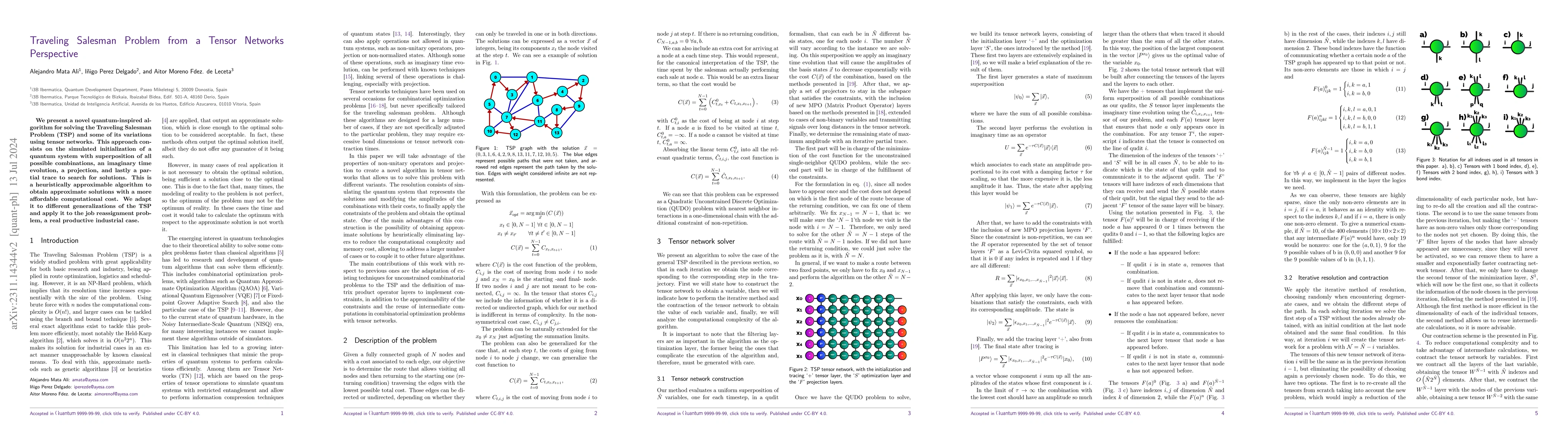Thumbnail for Traveling Salesman Problem from a Tensor Networks Perspective