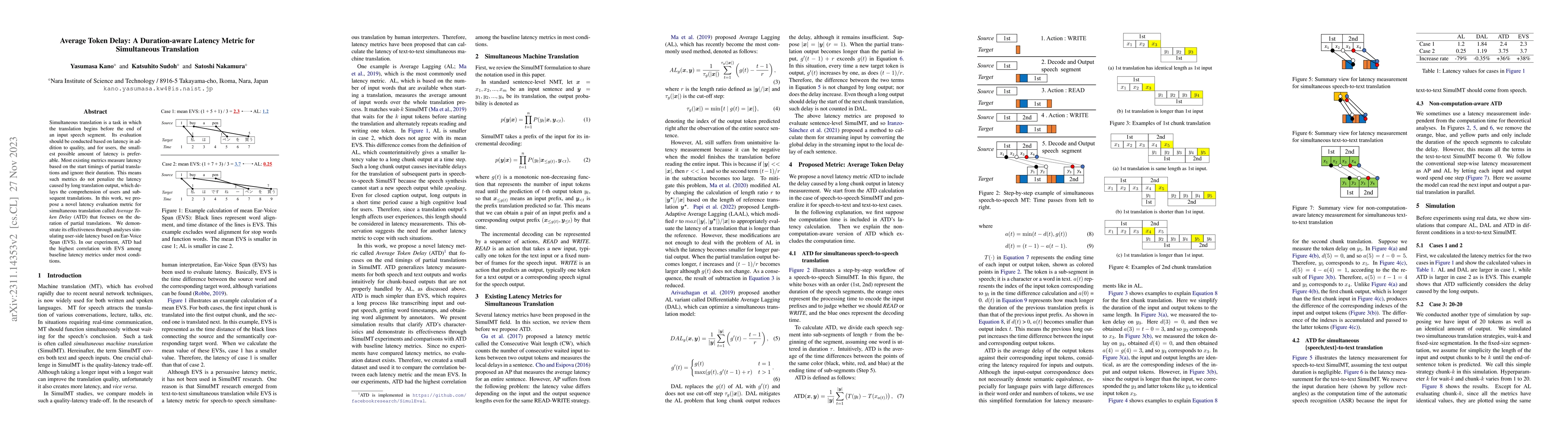Thumbnail for Average Token Delay: A Duration-aware Latency Metric for Simultaneous
  Translation