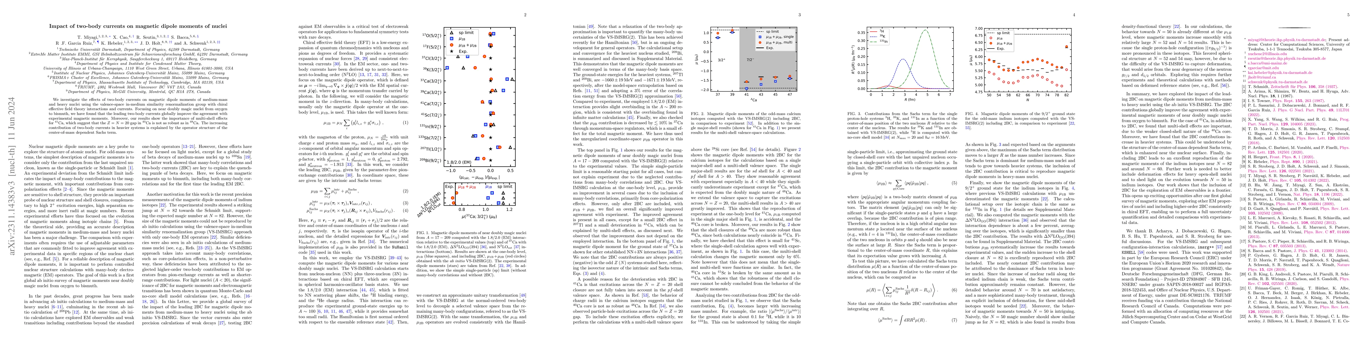 Thumbnail for Impact of two-body currents on magnetic dipole moments of nuclei