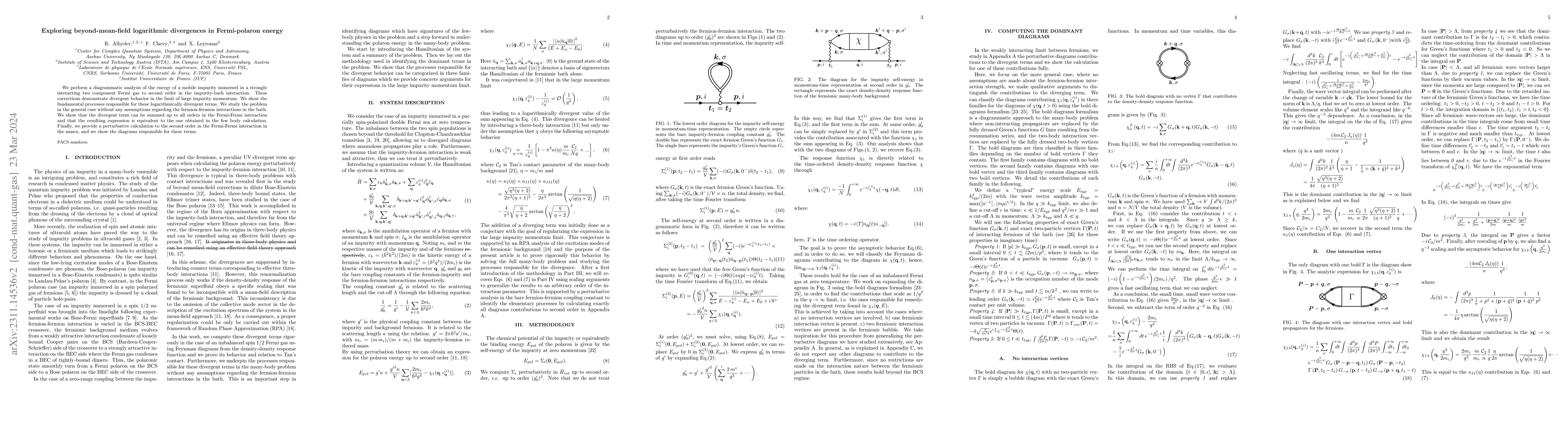 Thumbnail for Exploring beyond-mean-field logarithmic divergences in Fermi-polaron
  energy