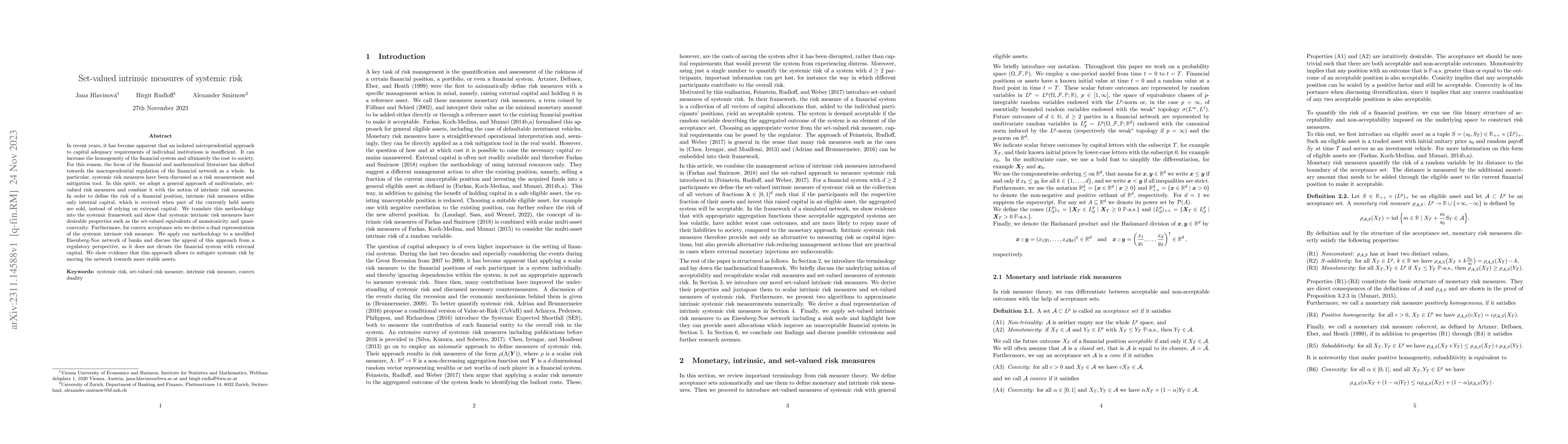 Thumbnail for Set-valued intrinsic measures of systemic risk