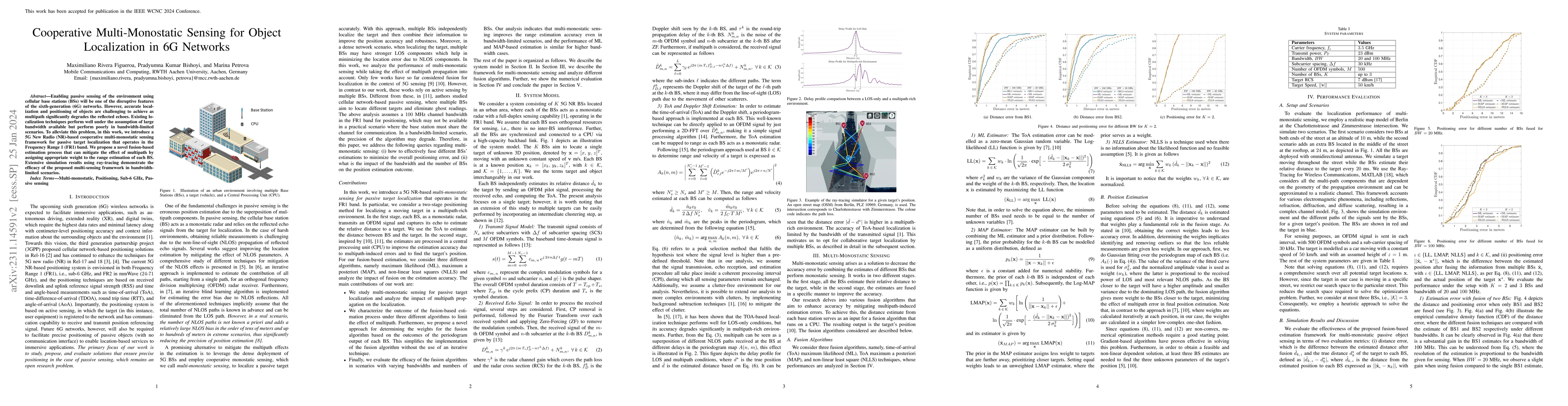 Thumbnail for Cooperative Multi-Monostatic Sensing for Object Localization in 6G
  Networks
