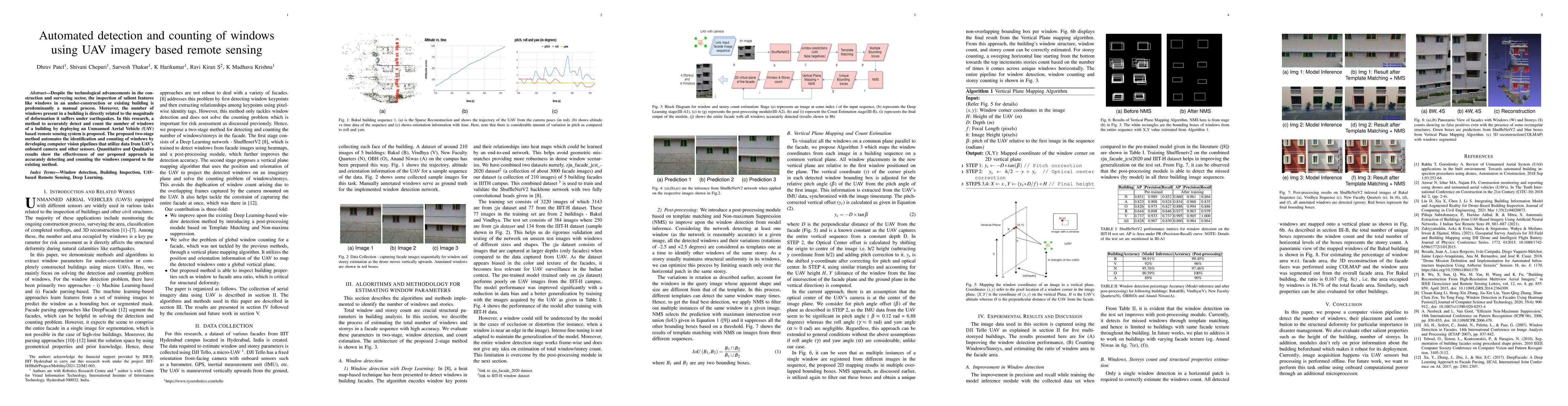 Thumbnail for Automated Detection and Counting of Windows using UAV Imagery based
  Remote Sensing
