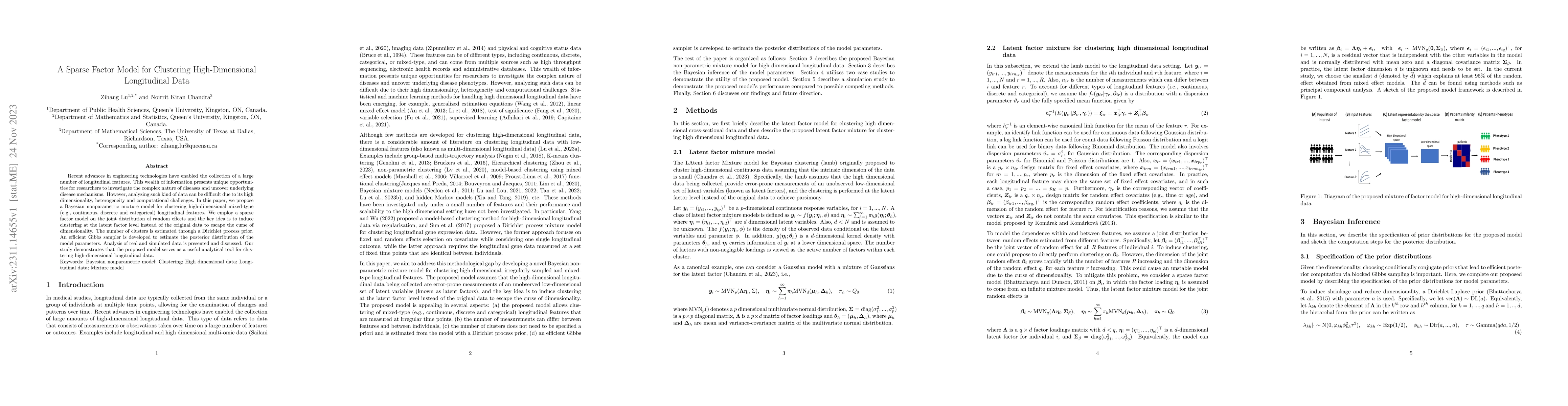 Thumbnail for A Sparse Factor Model for Clustering High-Dimensional Longitudinal Data