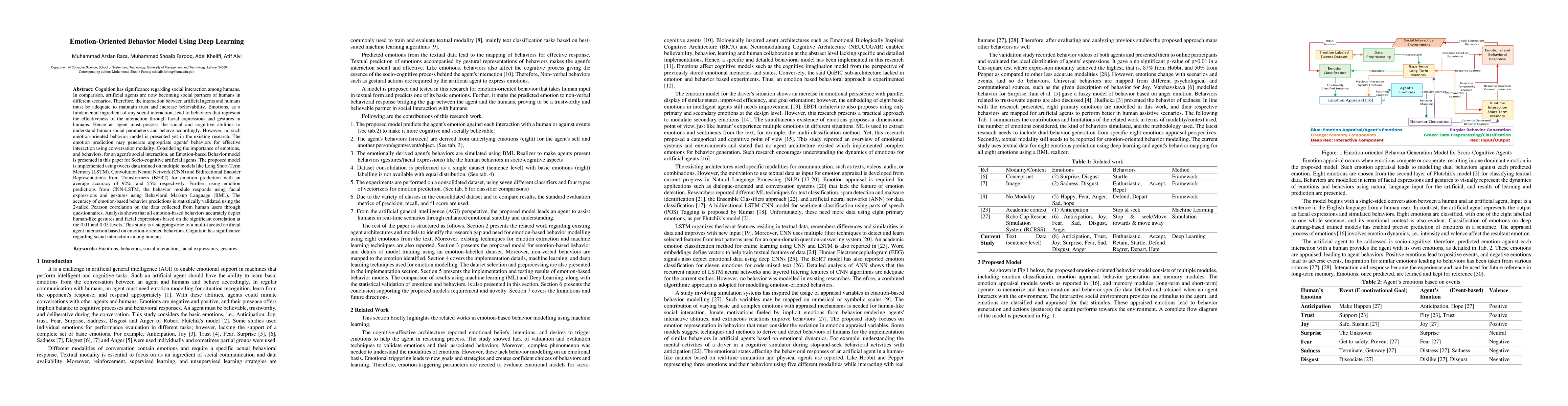 Thumbnail for Emotion-Oriented Behavior Model Using Deep Learning