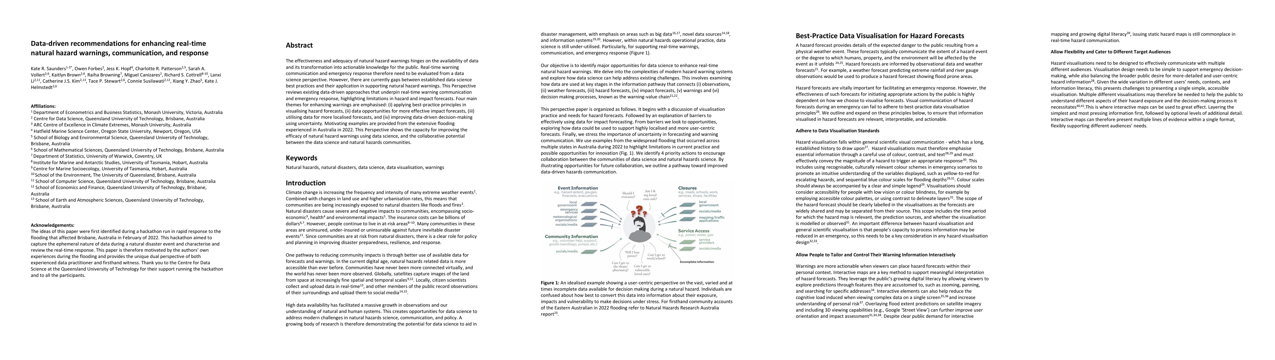 Thumbnail for Data-driven recommendations for enhancing real-time natural hazard
  warnings, communication, and response