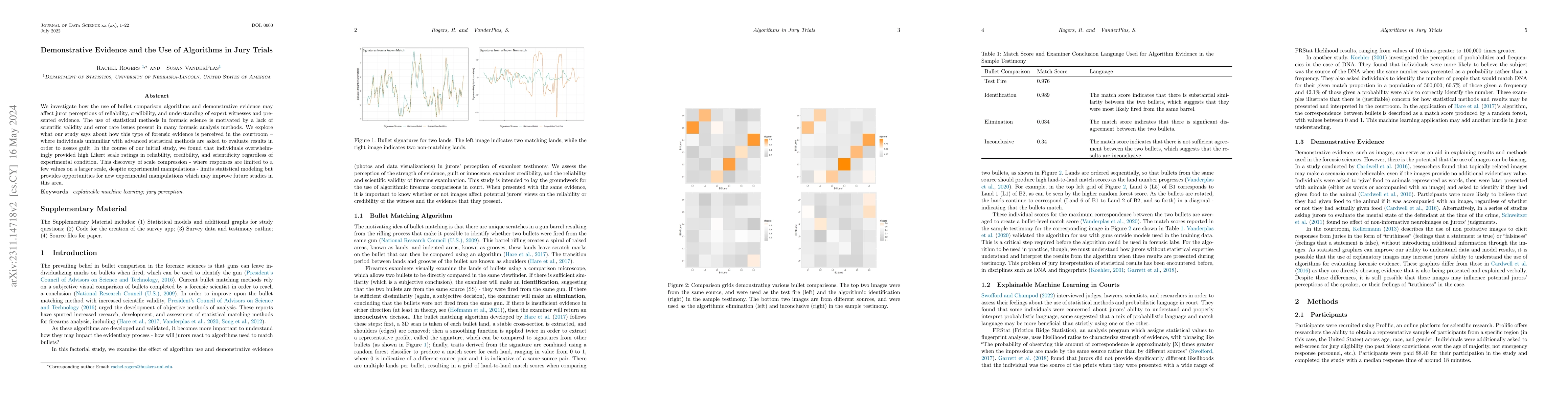 Thumbnail for Demonstrative Evidence and the Use of Algorithms in Jury Trials