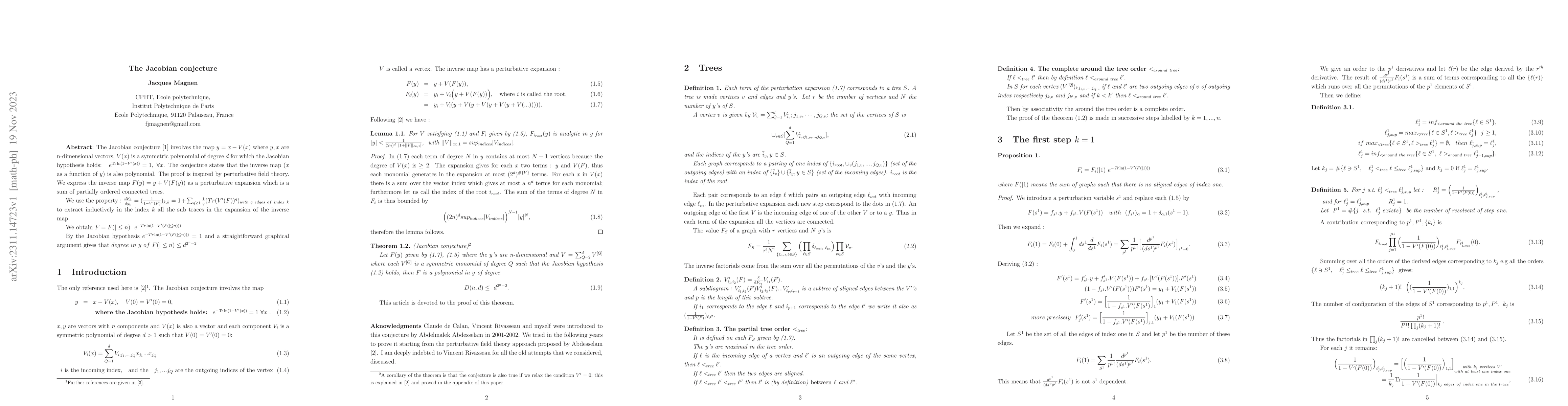 Thumbnail for The Jacobian conjecture