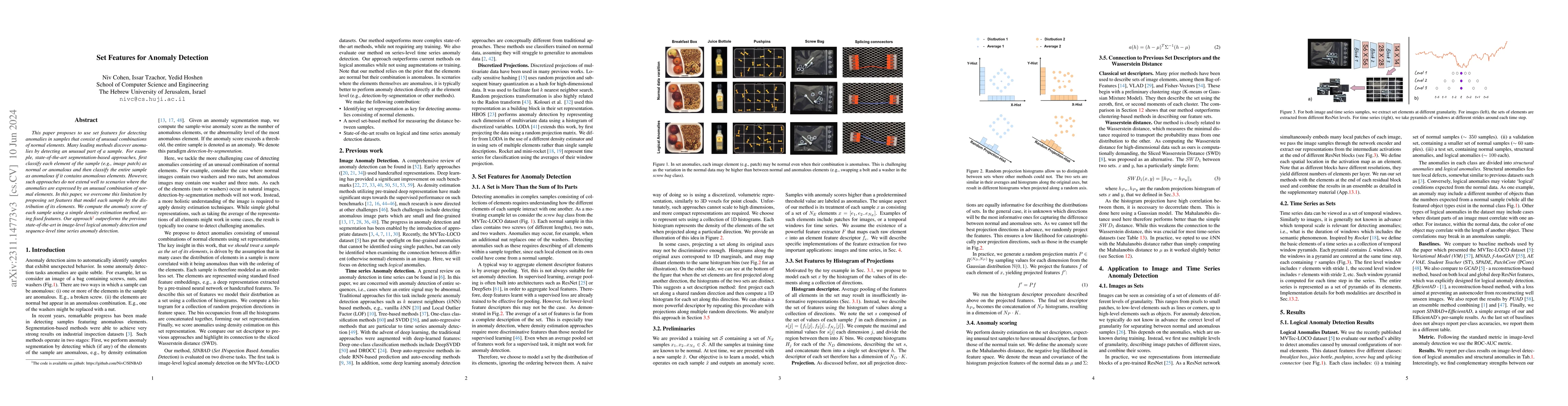 Thumbnail for Set Features for Anomaly Detection