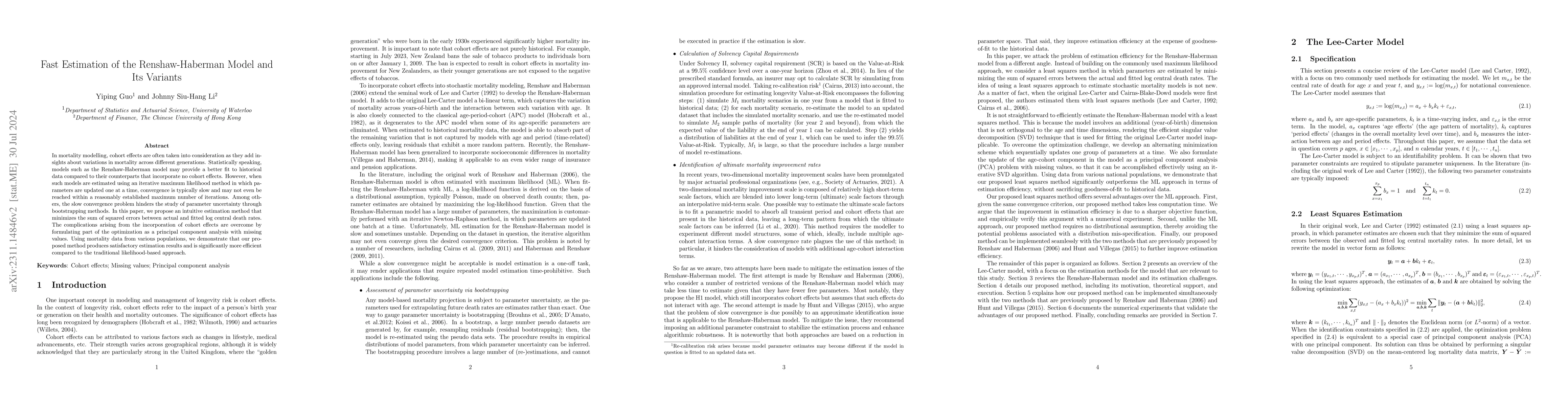 Thumbnail for Fast Estimation of the Renshaw-Haberman Model and Its Variants