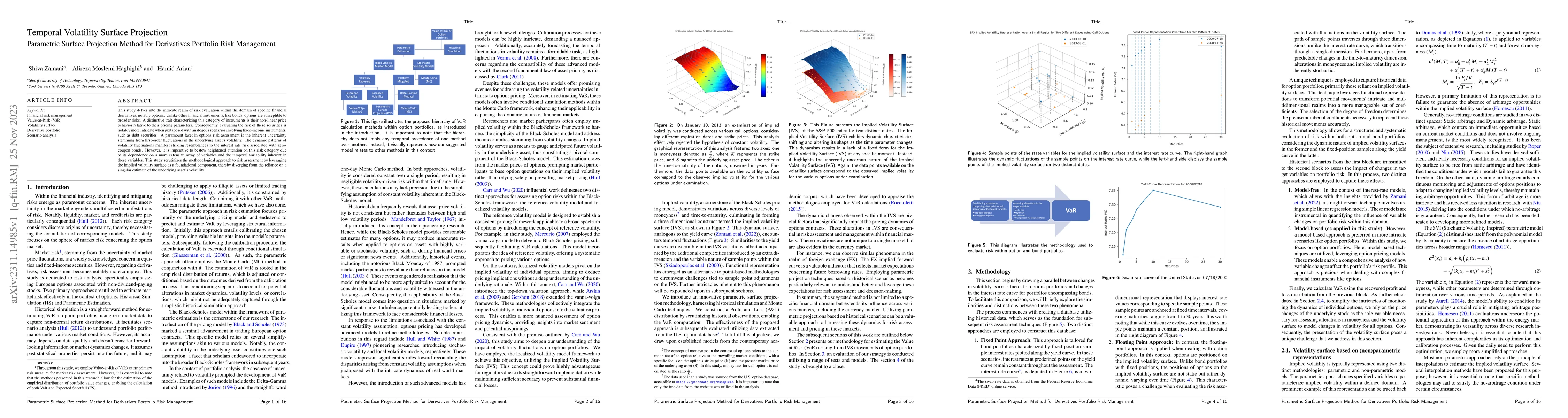Thumbnail for Temporal Volatility Surface Projection: Parametric Surface Projection
  Method for Derivatives Portfolio Risk Management