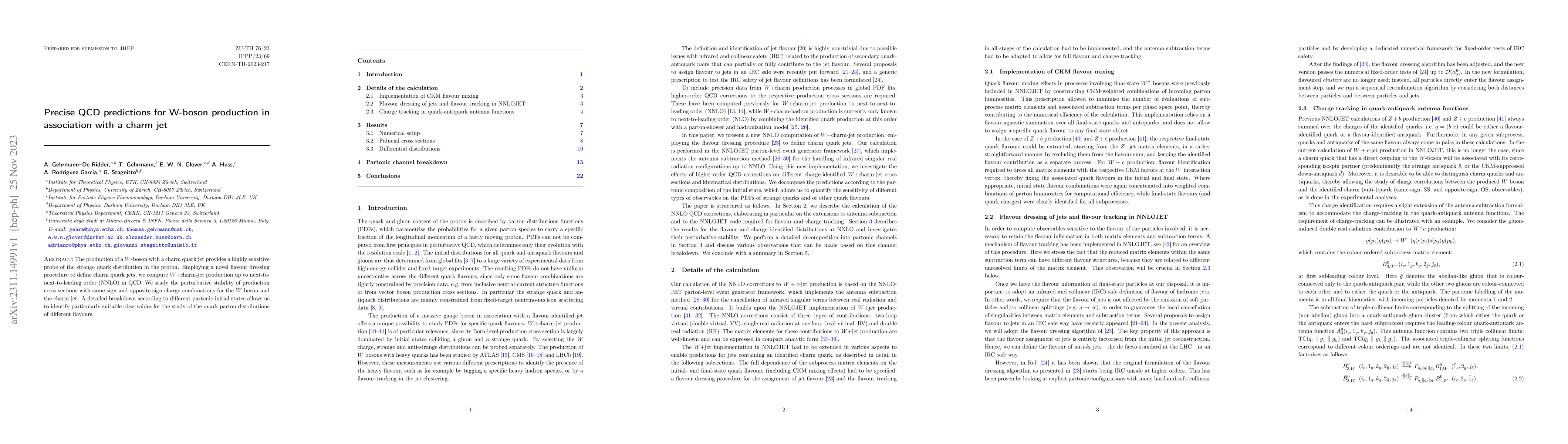 Thumbnail for Precise QCD predictions for W-boson production in association with a
  charm jet