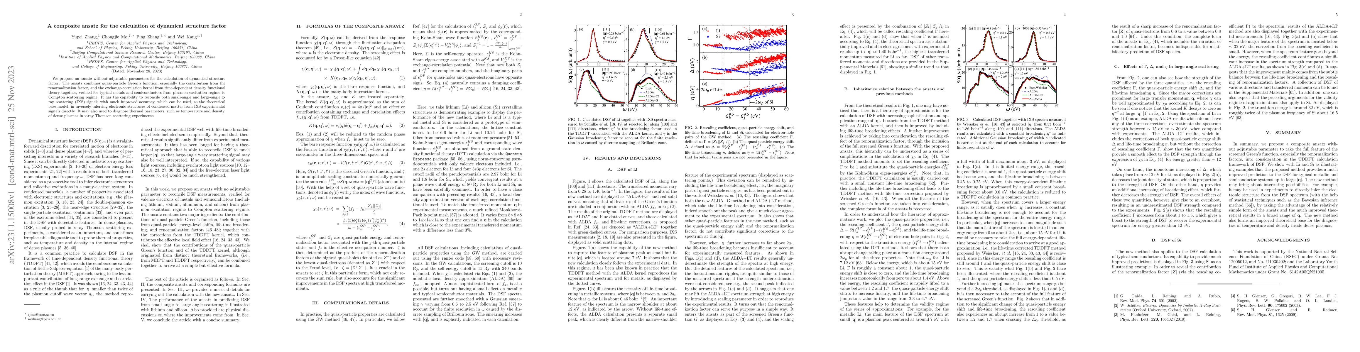 Thumbnail for A composite ansatz for the calculation of dynamical structure factor