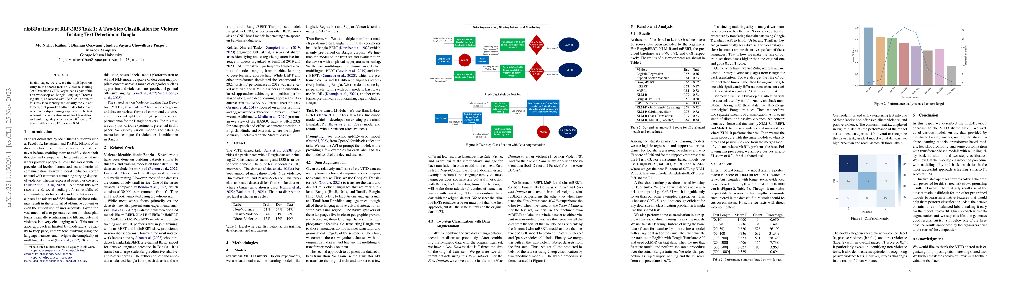 Thumbnail for nlpBDpatriots at BLP-2023 Task 1: A Two-Step Classification for Violence
  Inciting Text Detection in Bangla