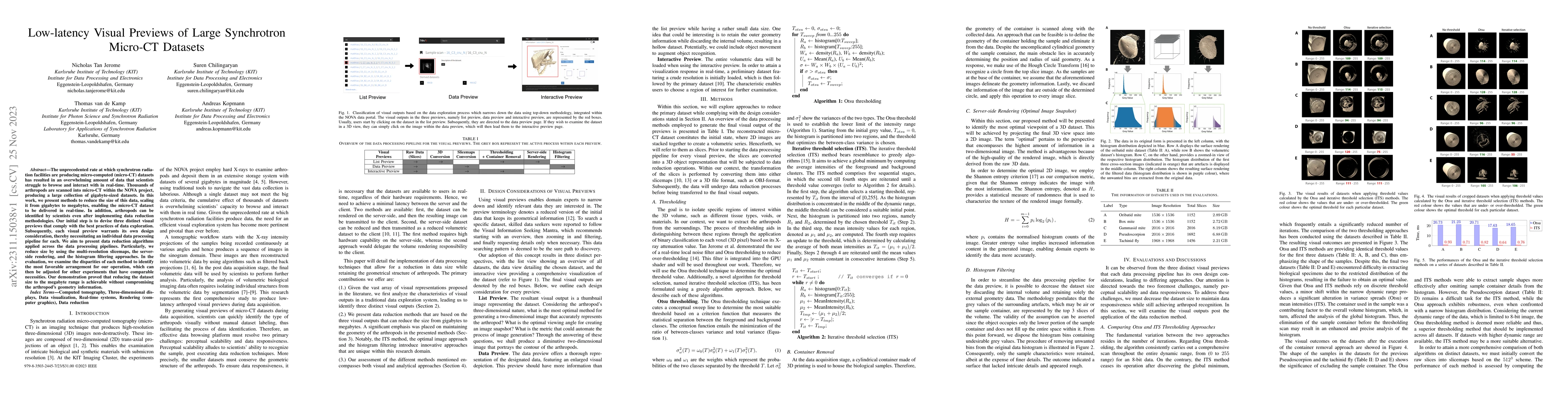 Thumbnail for Low-latency Visual Previews of Large Synchrotron Micro-CT Datasets