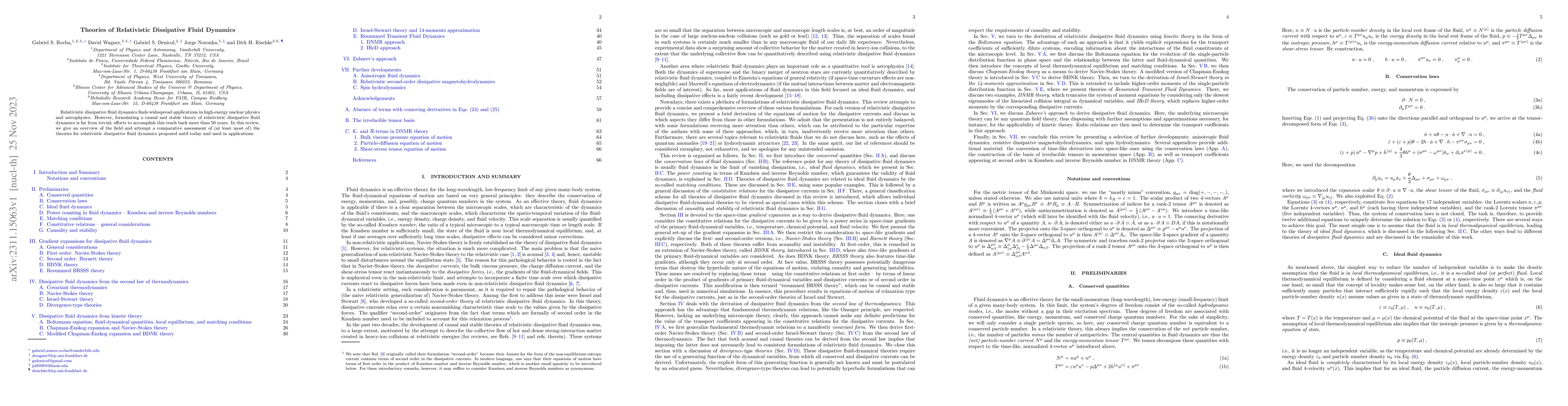 Thumbnail for Theories of Relativistic Dissipative Fluid Dynamics