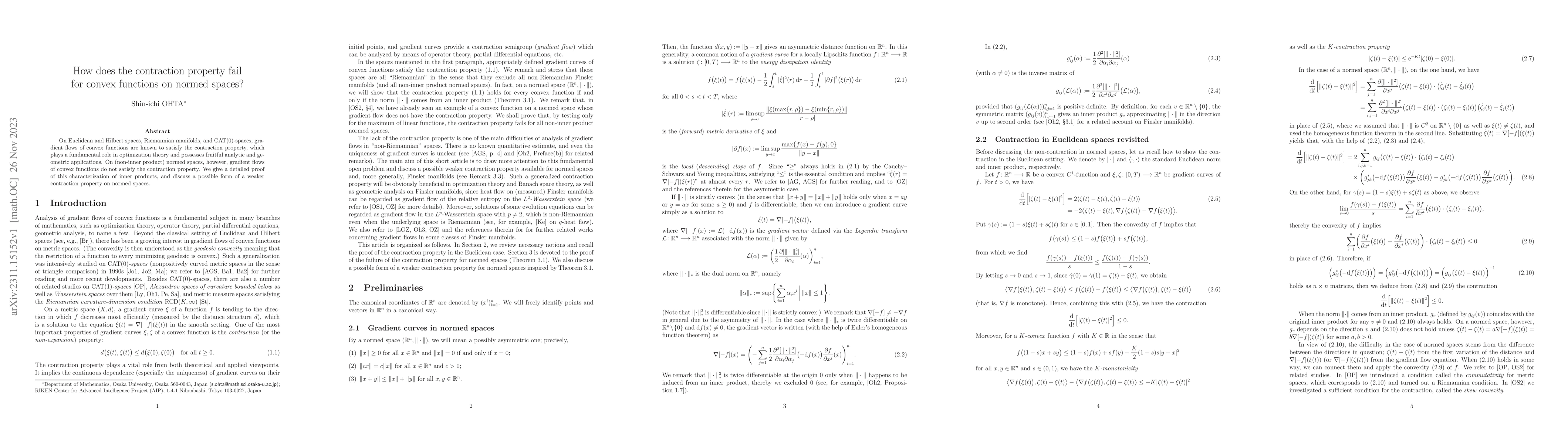 Thumbnail for How does the contraction property fail for convex functions on normed
  spaces?