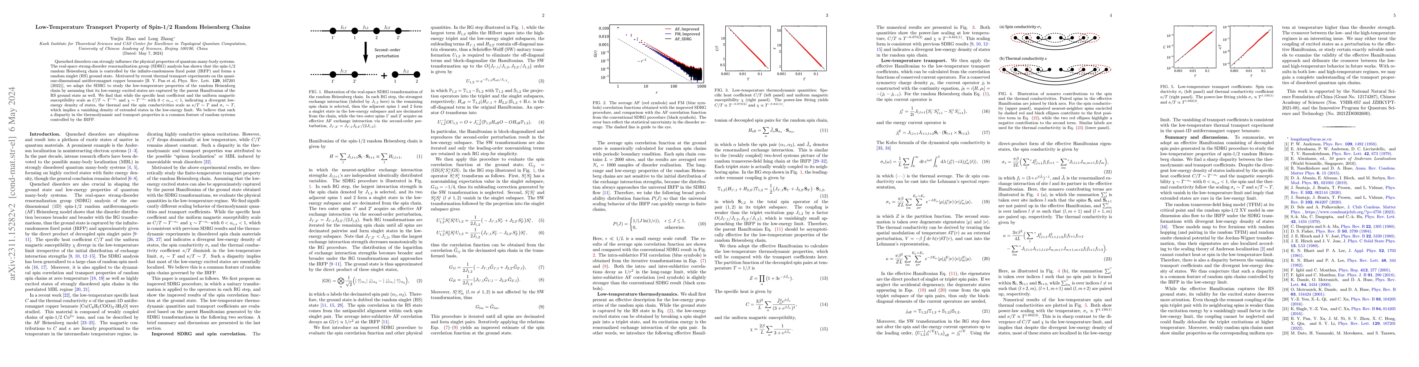 Thumbnail for Low-Temperature Transport Property of Spin-1/2 Random Heisenberg Chains
