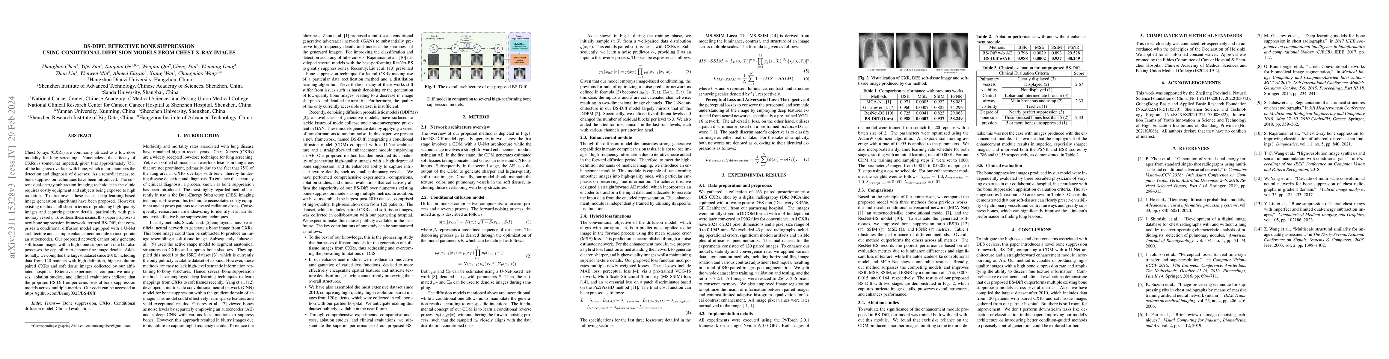 Thumbnail for BS-Diff: Effective Bone Suppression Using Conditional Diffusion Models
  from Chest X-Ray Images
