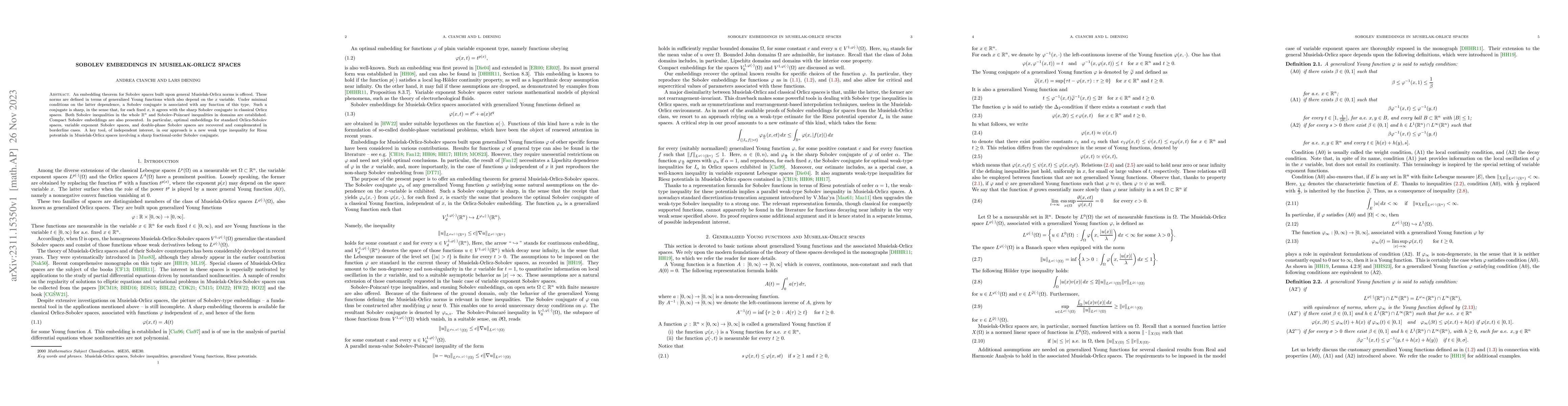 Thumbnail for Sobolev embeddings in Musielak-Orlicz space