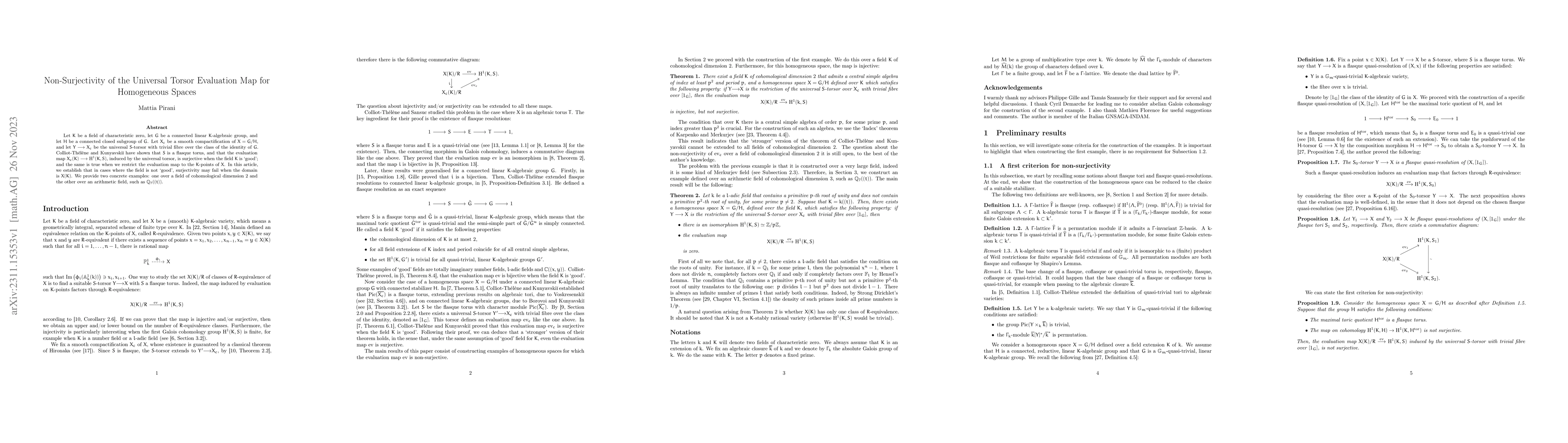 Thumbnail for Non-Surjectivity of the Universal Torsor Evaluation Map for Homogeneous
  Spaces
