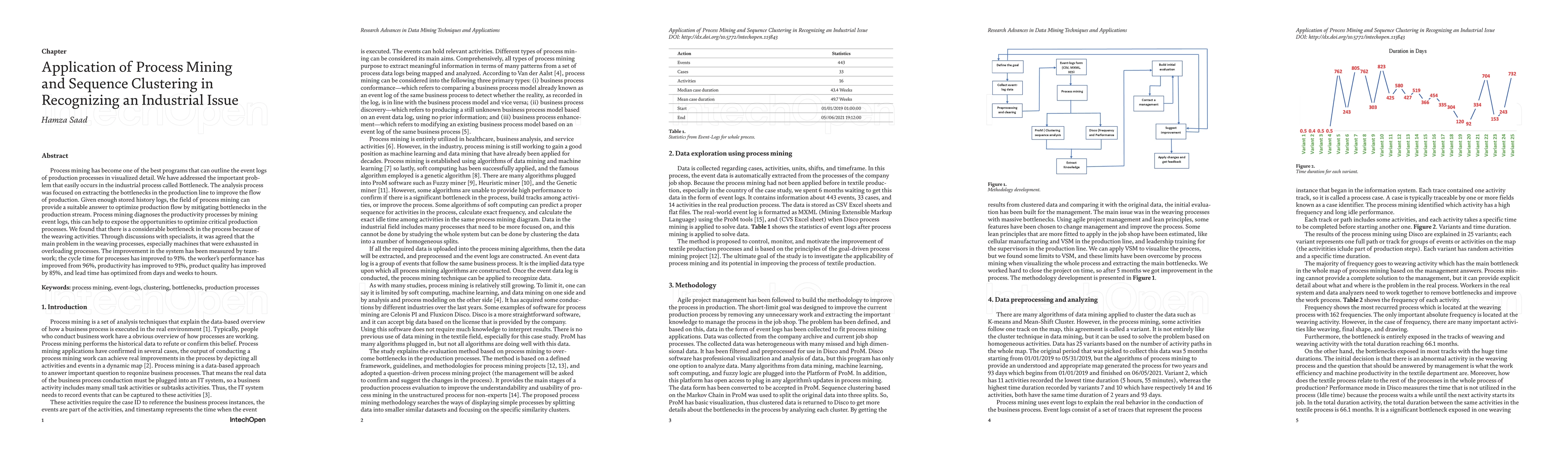 Thumbnail for Application of Process Mining and Sequence Clustering in Recognizing an
  Industrial Issue