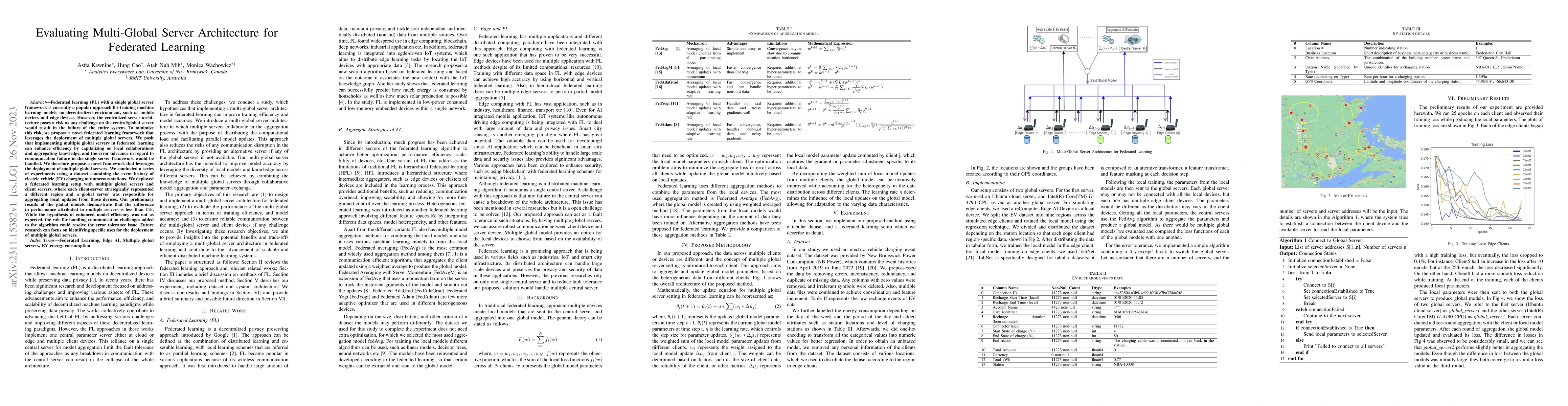 Thumbnail for Evaluating Multi-Global Server Architecture for Federated Learning