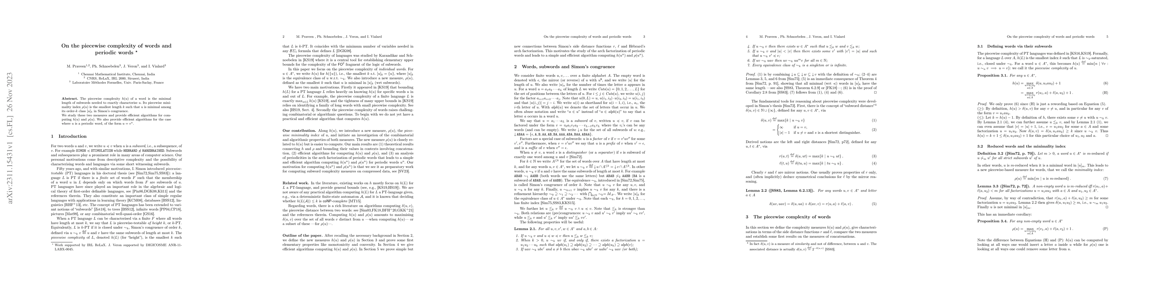 Thumbnail for On the piecewise complexity of words and periodic words