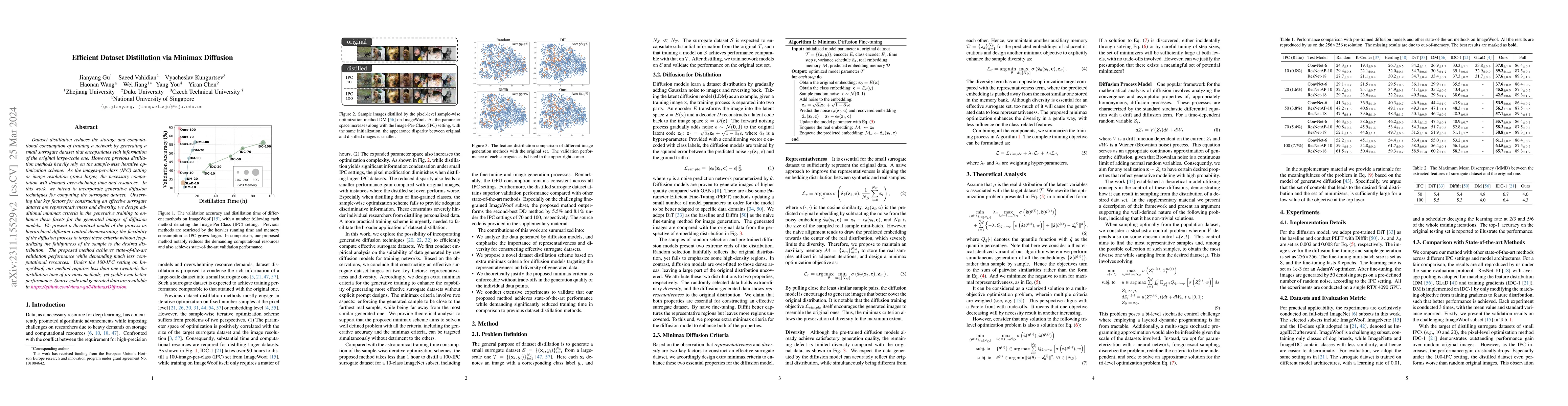 Thumbnail for Efficient Dataset Distillation via Minimax Diffusion
