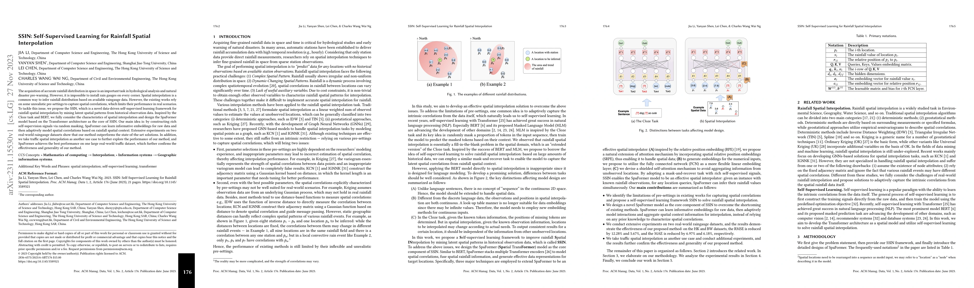 Thumbnail for SSIN: Self-Supervised Learning for Rainfall Spatial Interpolation