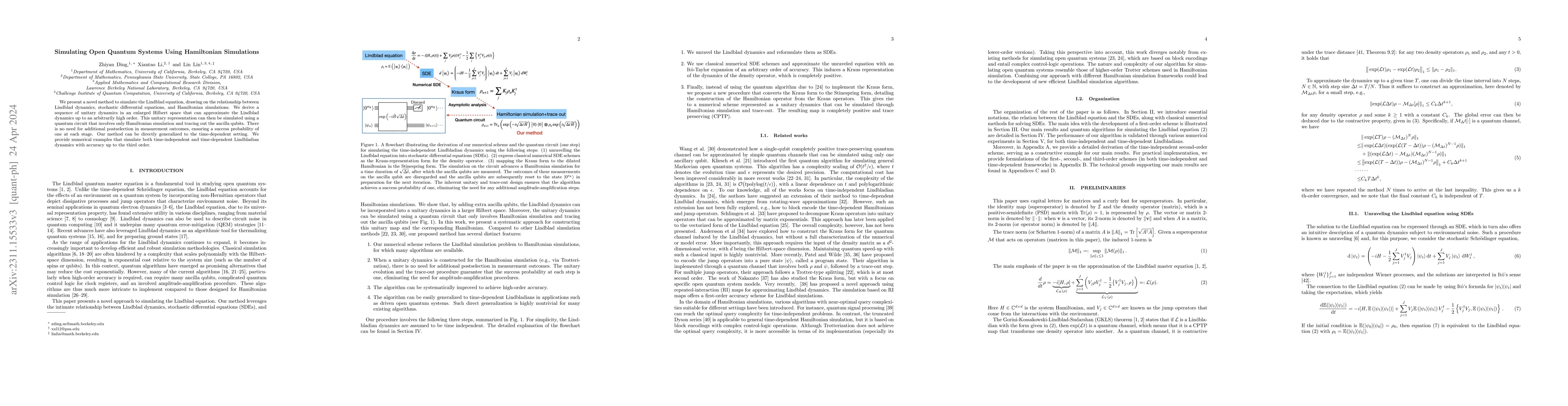 Thumbnail for Simulating Open Quantum Systems Using Hamiltonian Simulations