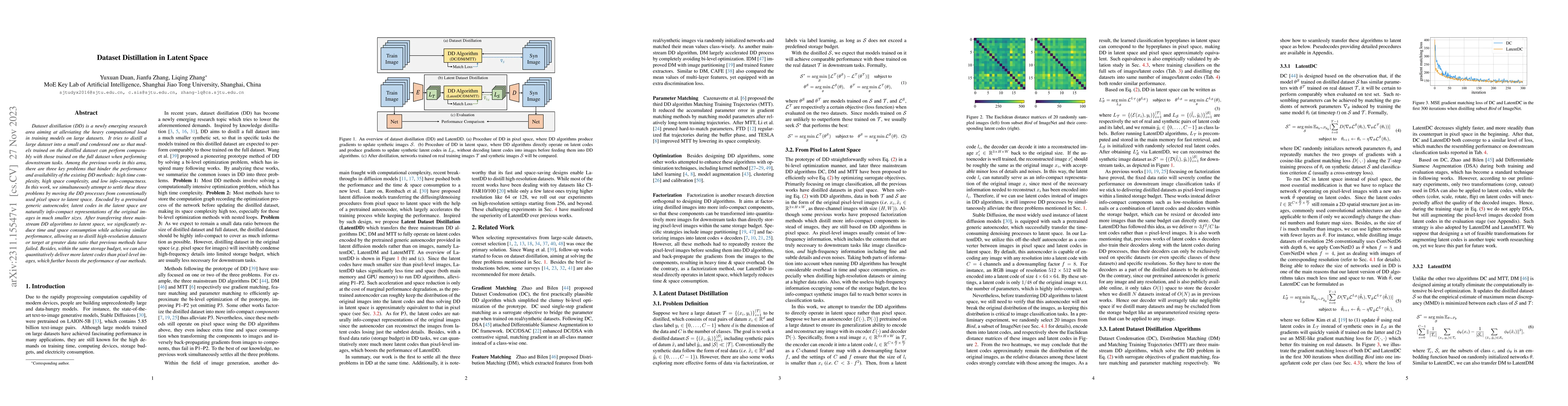 Thumbnail for Dataset Distillation in Latent Space