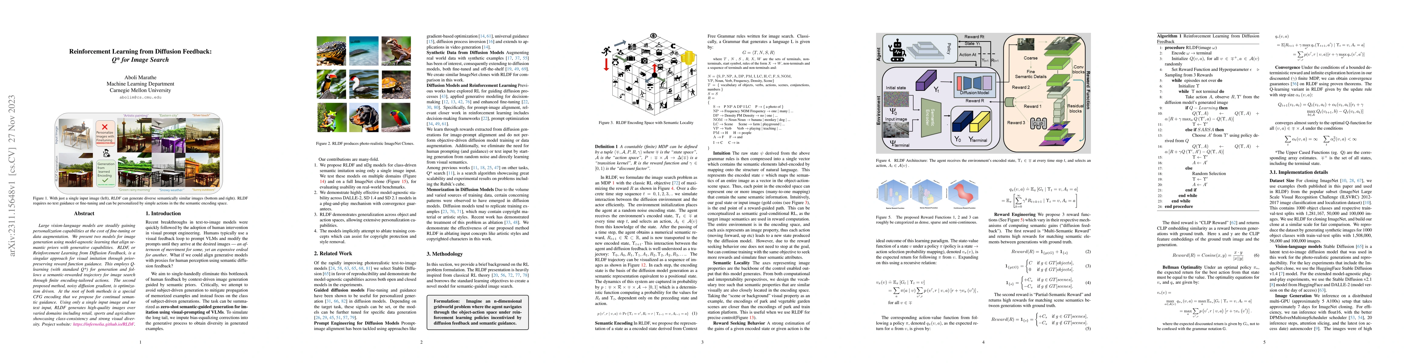 Thumbnail for Reinforcement Learning from Diffusion Feedback: Q* for Image Search