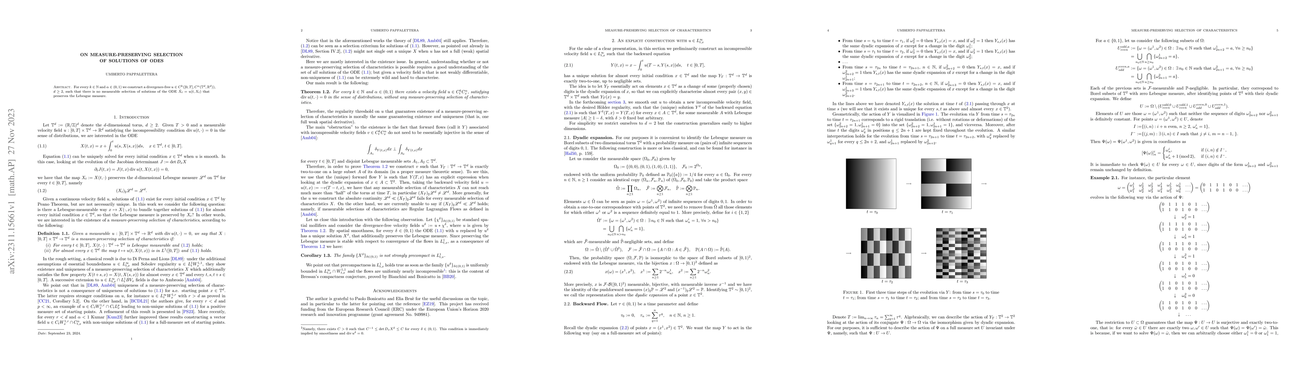 Thumbnail for On measure-preserving selection of solutions of ODEs