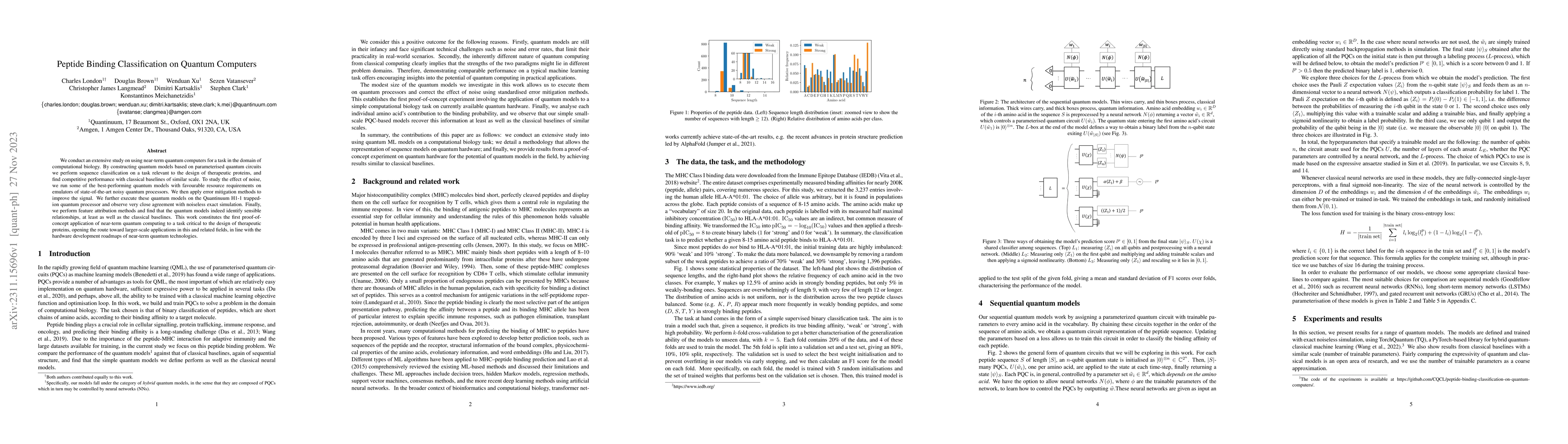 Thumbnail for Peptide Binding Classification on Quantum Computers