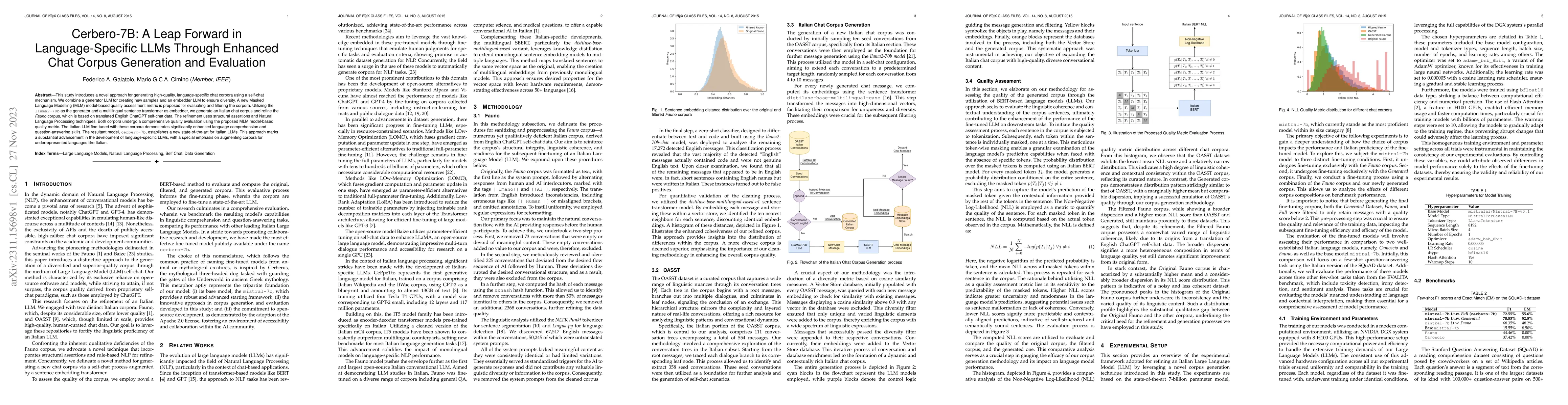 Thumbnail for Cerbero-7B: A Leap Forward in Language-Specific LLMs Through Enhanced
  Chat Corpus Generation and Evaluation