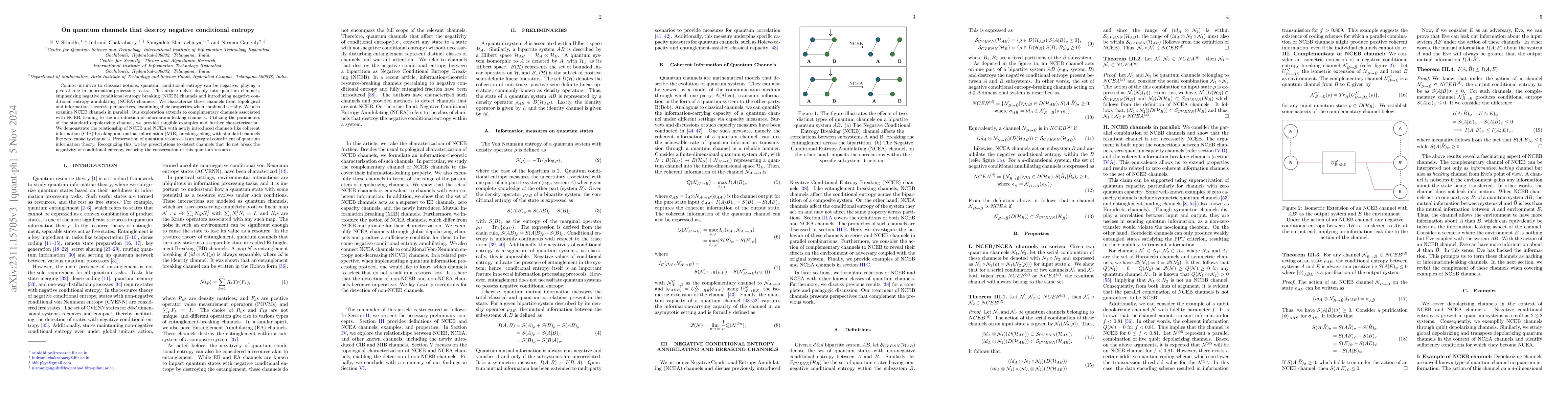 Thumbnail for On quantum channels that destroy negative conditional entropy
