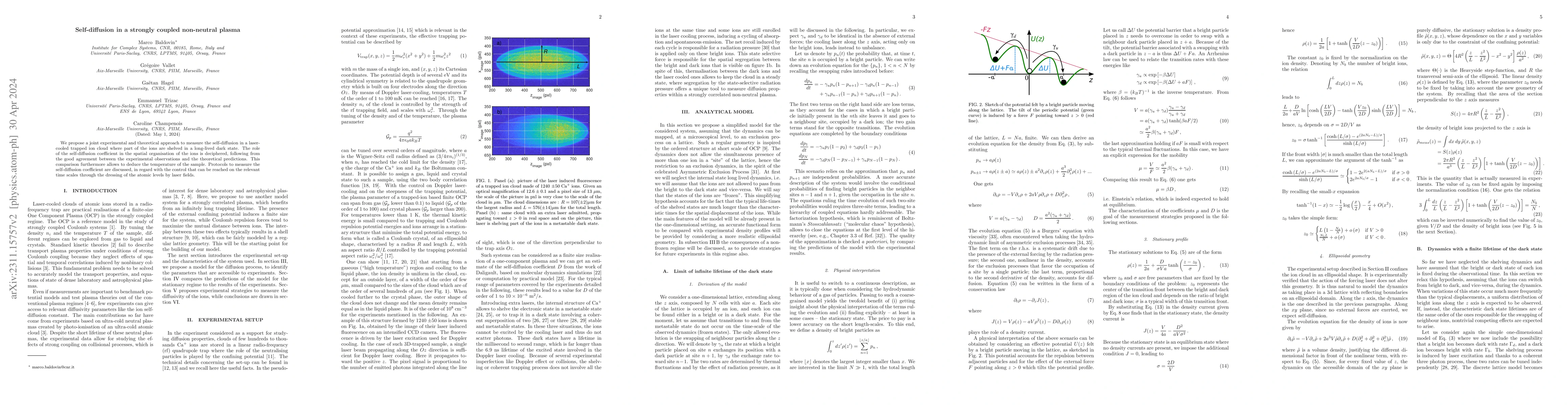 Thumbnail for Self-diffusion in a strongly coupled non-neutral plasma