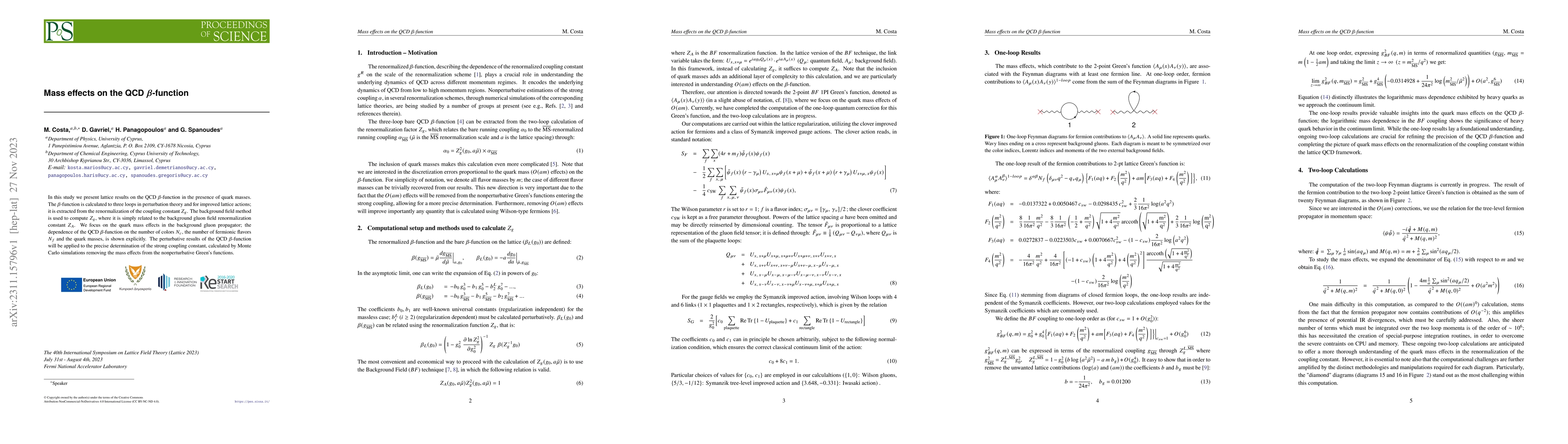 Thumbnail for Mass effects on the QCD $\beta$-function