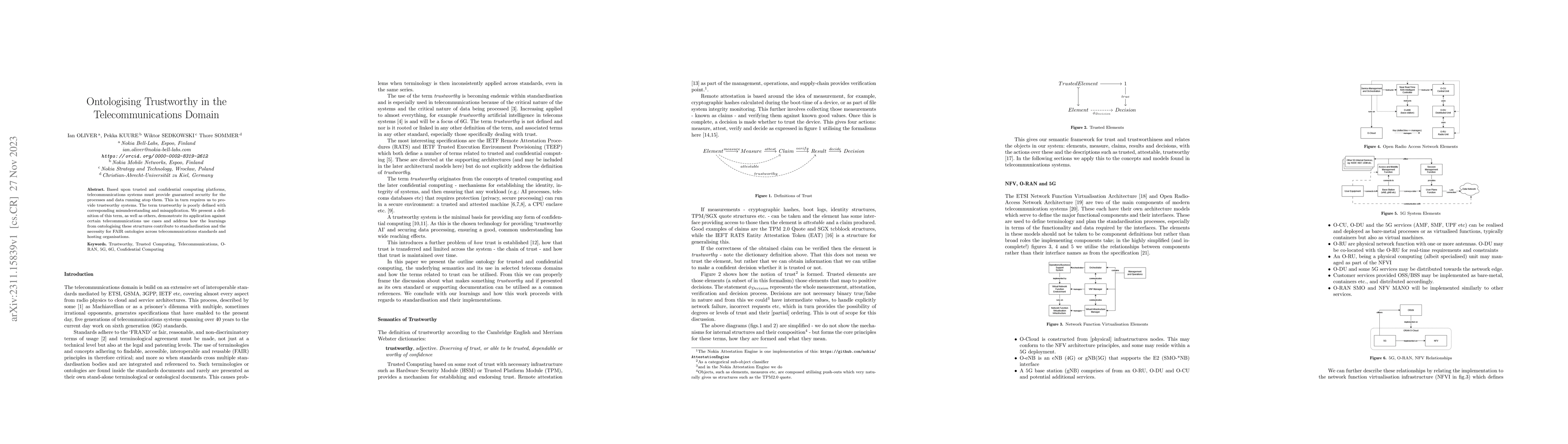 Thumbnail for Ontologising Trustworthy in the Telecommunications Domain