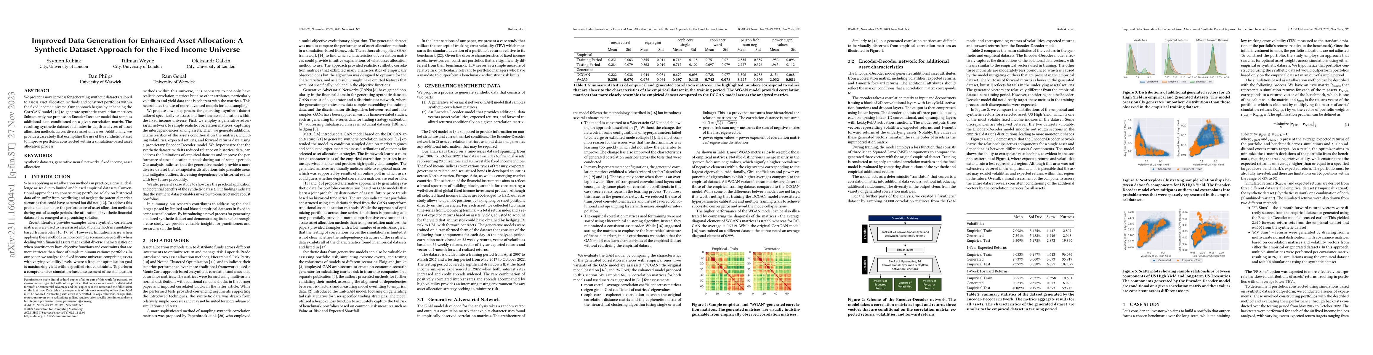 Thumbnail for Improved Data Generation for Enhanced Asset Allocation: A Synthetic
  Dataset Approach for the Fixed Income Universe