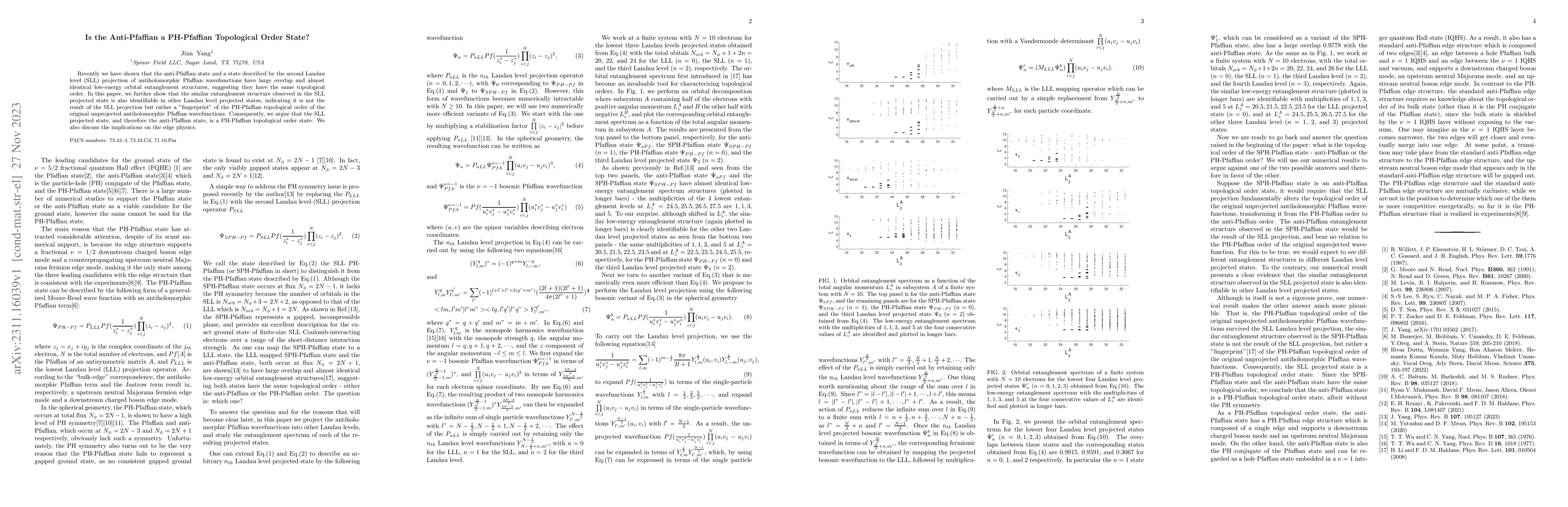 Thumbnail for Is the Anti-Pfaffian a PH-Pfaffian Topological Order State?