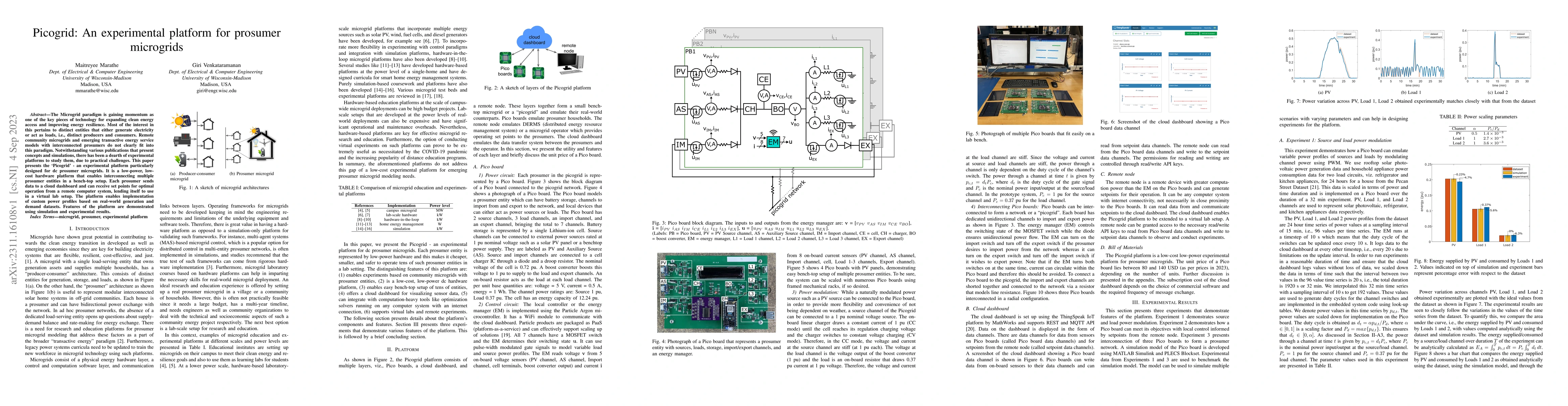 Thumbnail for Picogrid: An experimental platform for prosumer microgrids