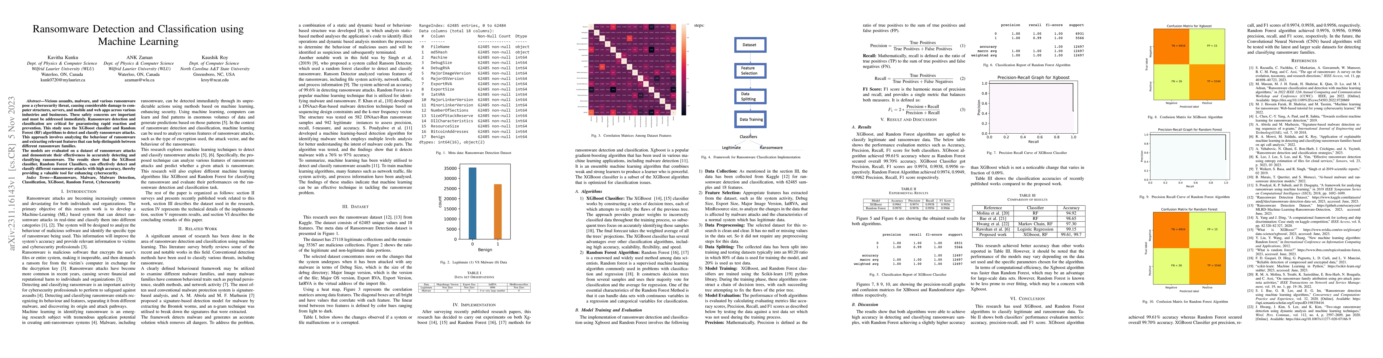 Thumbnail for Ransomware Detection and Classification using Machine Learning