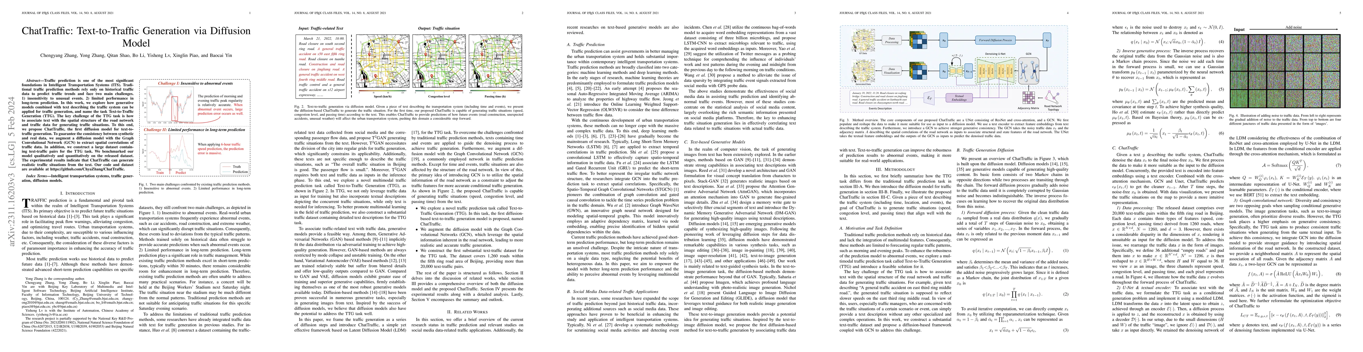 Thumbnail for ChatTraffic: Text-to-Traffic Generation via Diffusion Model