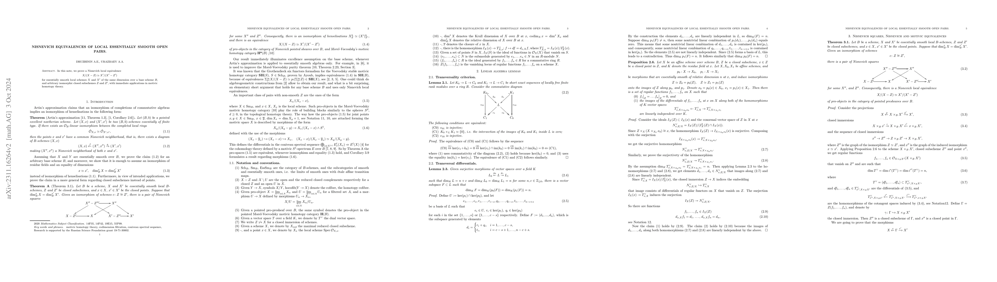 Thumbnail for On the motivic classification of codimentional filtration quotients