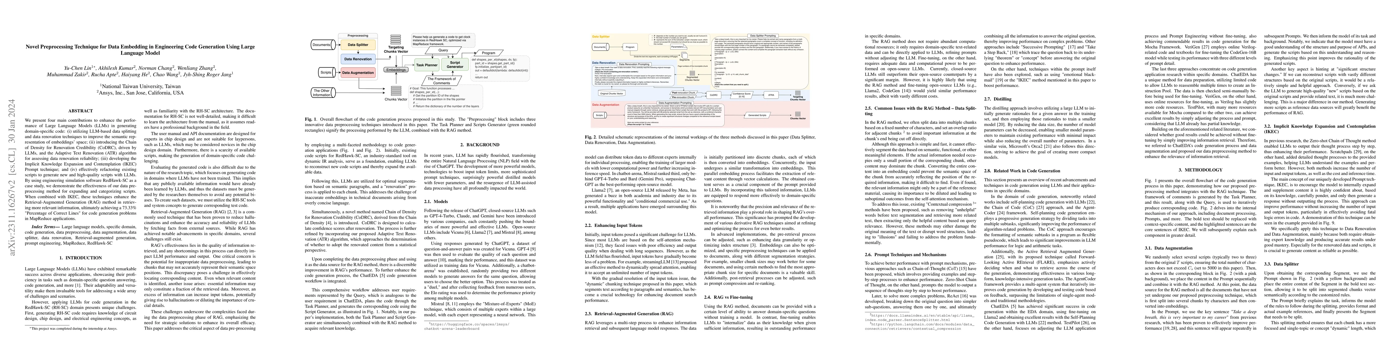 Thumbnail for Novel Preprocessing Technique for Data Embedding in Engineering Code
  Generation Using Large Language Model