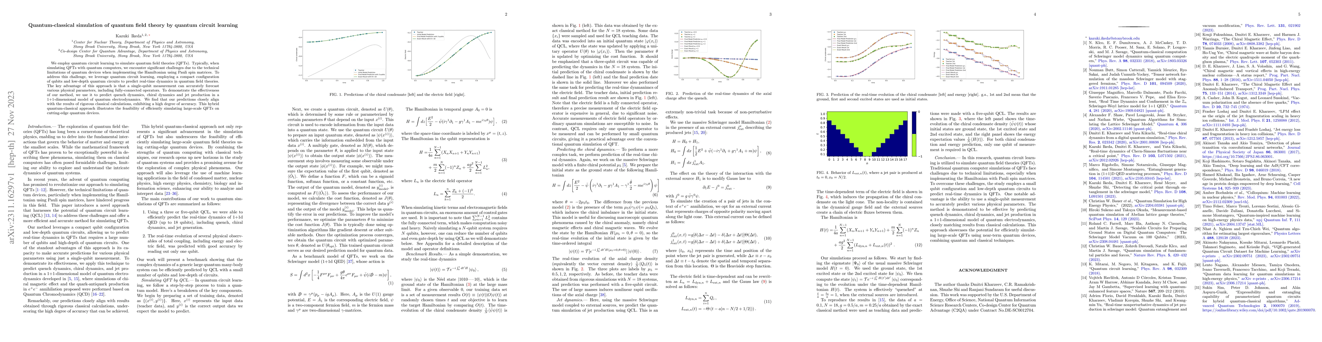 Thumbnail for Quantum-classical simulation of quantum field theory by quantum circuit
  learning