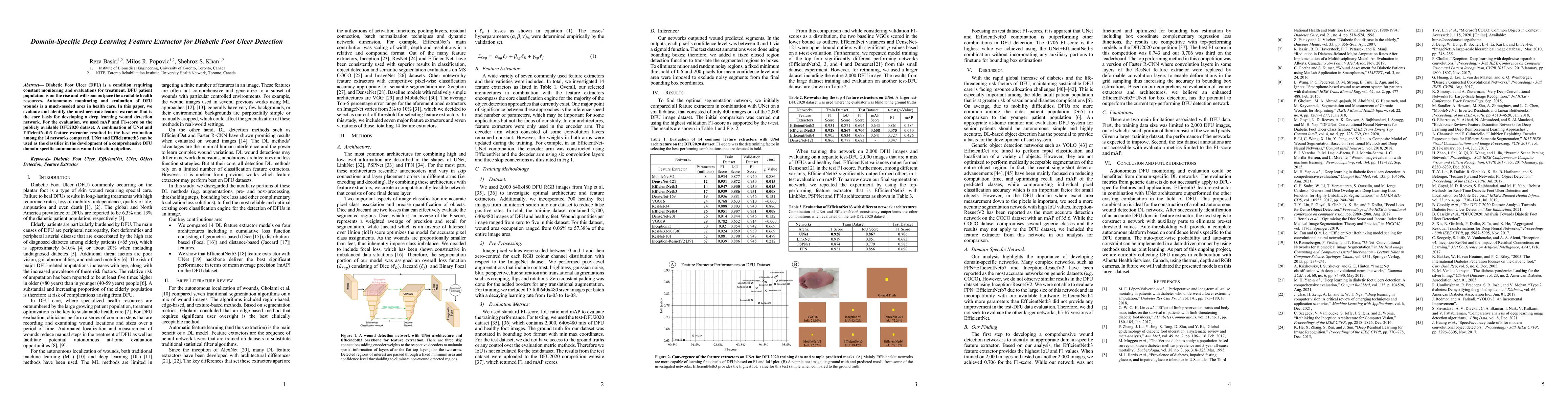 Thumbnail for Domain-Specific Deep Learning Feature Extractor for Diabetic Foot Ulcer
  Detection